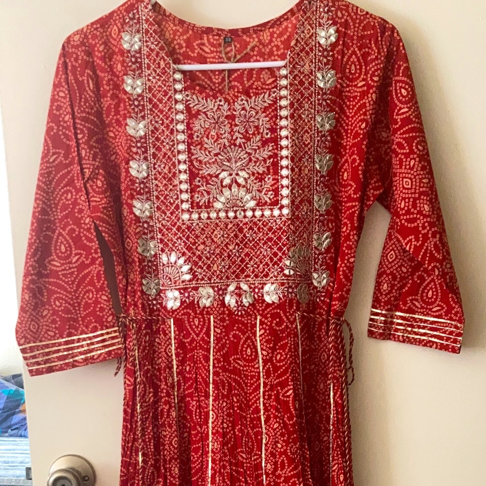 Cotton bandhini